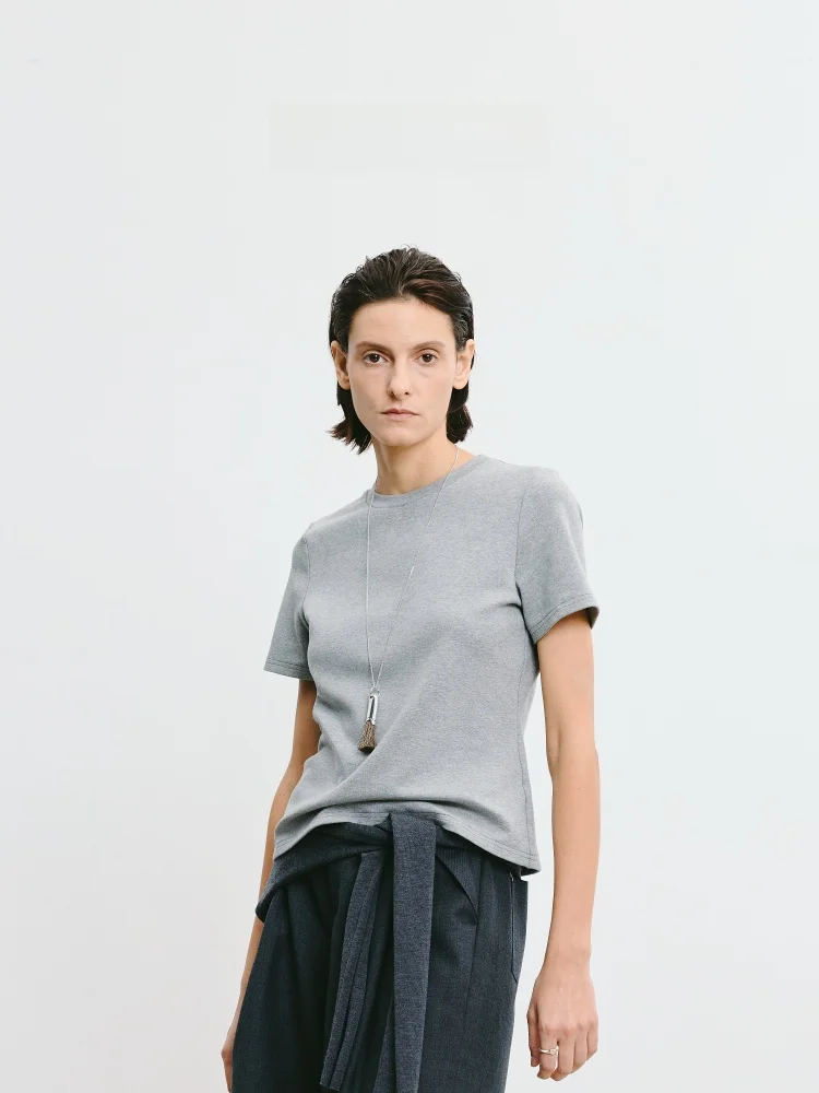 Новая женская футболка LIHAN из хлопка для повседневной носки, универсальный дизайн, дышащая, комфортная, с круглым вырезом
Новая женская футболка LIHAN из хлопка для повседневной носки, универсальный дизайн, дышащая, комфортная, с круглым вырезом