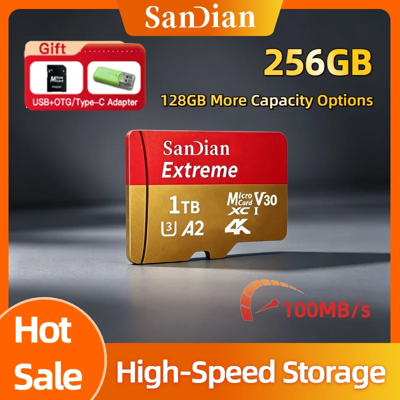 256GB High Speed Micro TF SD Card For PC Smartphone SD Flash Memory Cards UHS 1 Class 10 Storage Card Titan Max
256GB High Speed Micro TF SD Card For PC Smartphone SD Flash Memory Cards UHS 1 Class 10 Storage Card Titan Max