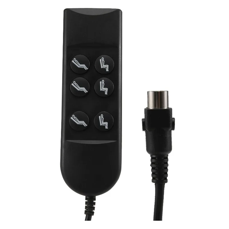 Electric Recliner Chair Parts Power Recliner Switch Recliner Motor Switch 6 Button Hand Controller for Electric Sofa
Electric Recliner Chair Parts Power Recliner Switch Recliner Motor Switch 6 Button Hand Controller for Electric Sofa