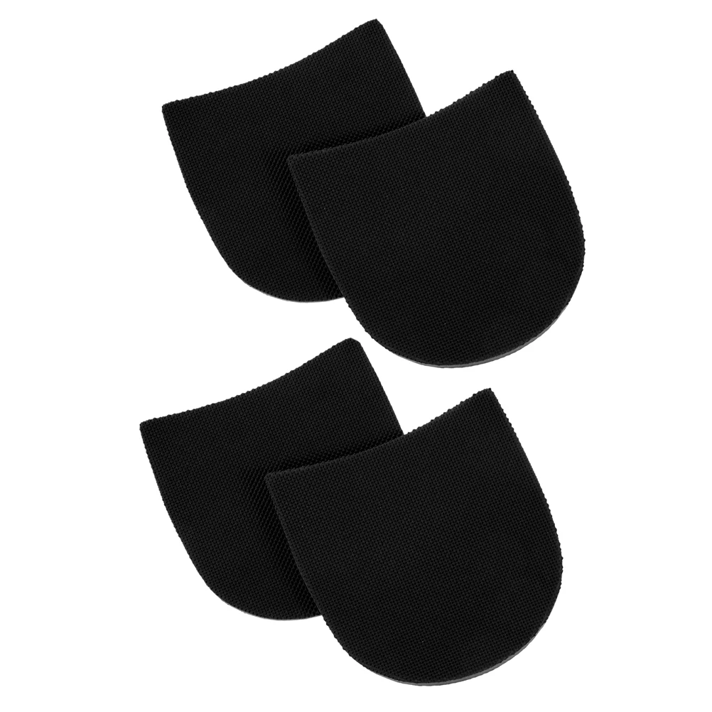 4pcs Anti Slip Heel Pads Black Rubber Shoe Sole Repair Replacement Patches Durable Material Cut to Fit Boot Heel Kit Versatile 
4pcs Anti Slip Heel Pads Black Rubber Shoe Sole Repair Replacement Patches Durable Material Cut to Fit Boot Heel Kit Versatile