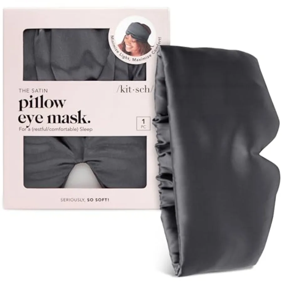 Satin Sleep Mask - Eye Masks for Sleep, Softer Than Silk Satin Sleeping Mask Blindfold and Sleep Masks for Women and Men, Eye C
Satin Sleep Mask - Eye Masks for Sleep, Softer Than Silk Satin Sleeping Mask Blindfold and Sleep Masks for Women and Men, Eye C