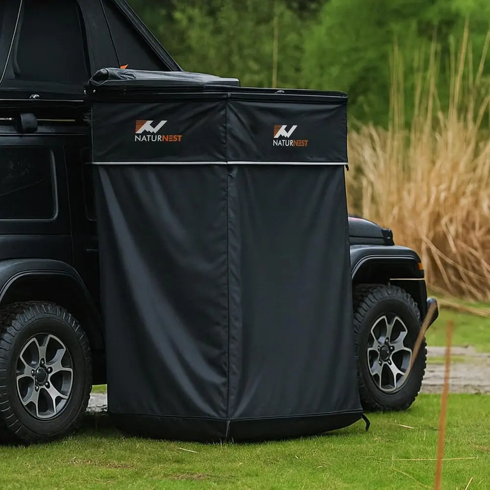 Portable Car Camping Shower Tent with LED Light, Roof, Floor Mat, and Privacy for Outdoor Bathroom Needs
Portable Car Camping Shower Tent with LED Light, Roof, Floor Mat, and Privacy for Outdoor Bathroom Needs