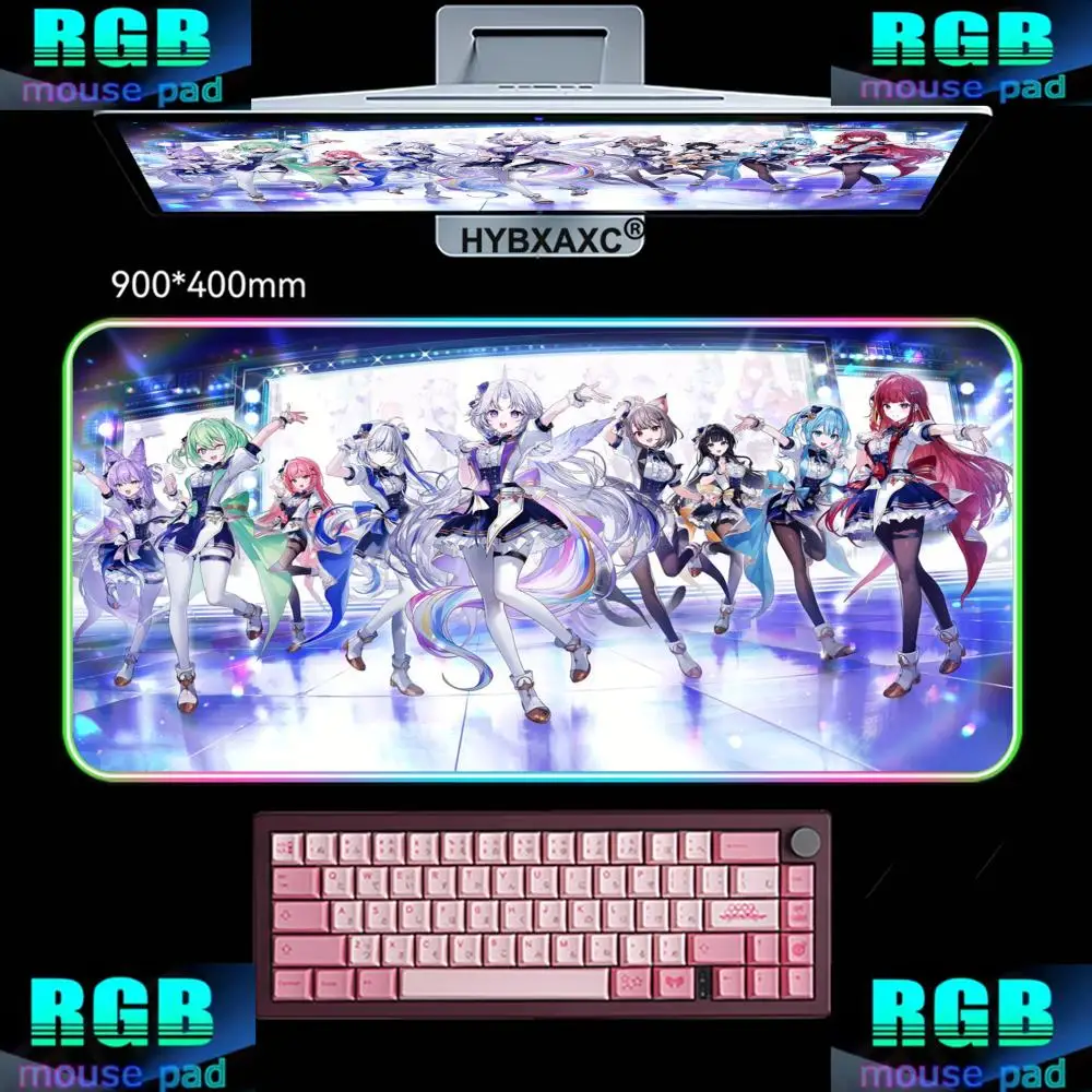 HD Band Singer StelLive Mouse Pad Waterproof RGB LED Light Colorful Game Keyboard Non-slip Cover Desk-mat Surface HYBXAXC
HD Band Singer StelLive Mouse Pad Waterproof RGB LED Light Colorful Game Keyboard Non-slip Cover Desk-mat Surface HYBXAXC