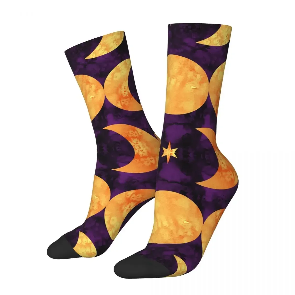 Носки Triple Moon Gold On Purple, чулки высокого качества в стиле Харадзюку, всесезонные длинные носки, аксессуары для подарков унисекс
Носки Triple Moon Gold On Purple, чулки высокого качества в стиле Харадзюку, всесезонные длинные носки, аксессуары для подарков унисекс