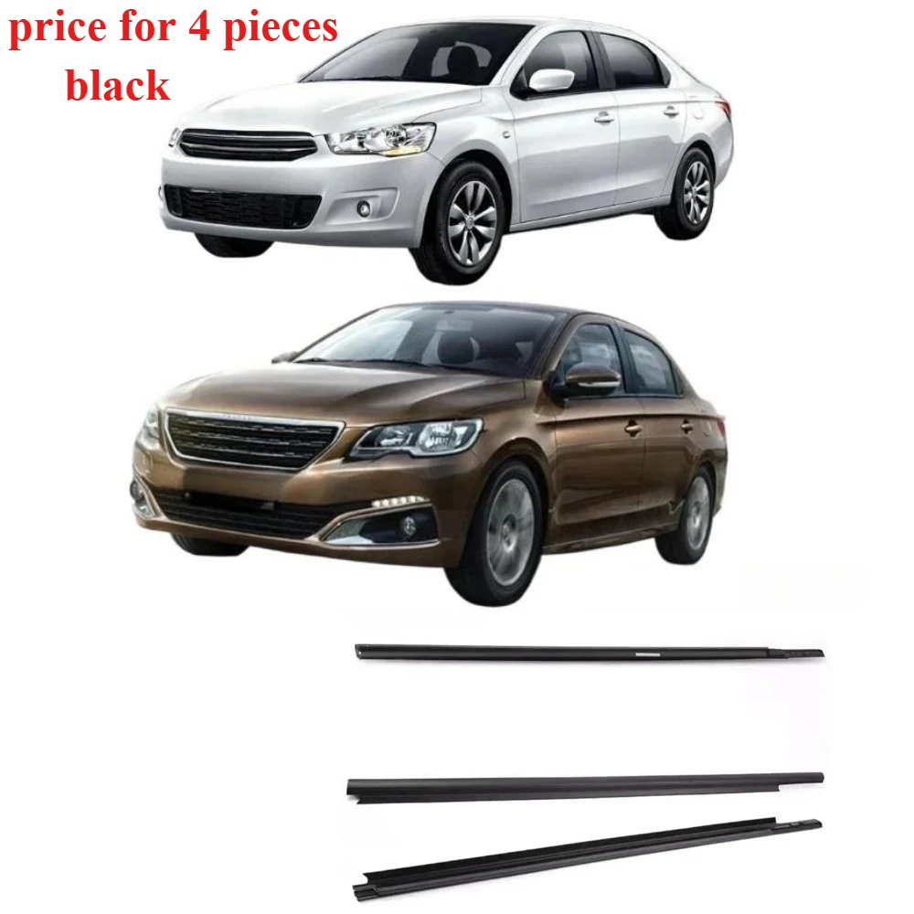 4 Pieces Black Window Glass Rubber for Peugeot 301 2013-2017 Protect Weather Strip for Citroen Elysee 2014-2016 9805767980
4 Pieces Black Window Glass Rubber for Peugeot 301 2013-2017 Protect Weather Strip for Citroen Elysee 2014-2016 9805767980