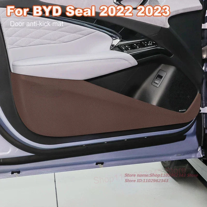 Leather Car Door Anti-Kick Pad Protective Mat for BYD Seal 2022 2023 Side Edge Protection Interior Accessories
Leather Car Door Anti-Kick Pad Protective Mat for BYD Seal 2022 2023 Side Edge Protection Interior Accessories