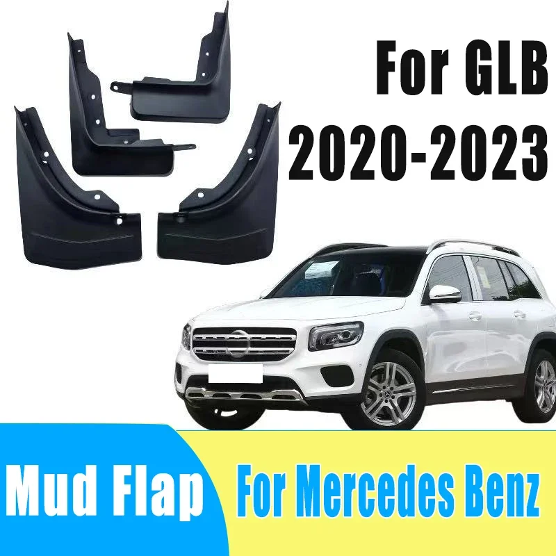 4pcs Auto Tire Mudguard Waterproof Prevent Mud Splashing Car Mud Flap Fender Trim Accessory For Mercedes Benz GLB 2020-2023 2022
4pcs Auto Tire Mudguard Waterproof Prevent Mud Splashing Car Mud Flap Fender Trim Accessory For Mercedes Benz GLB 2020-2023 2022