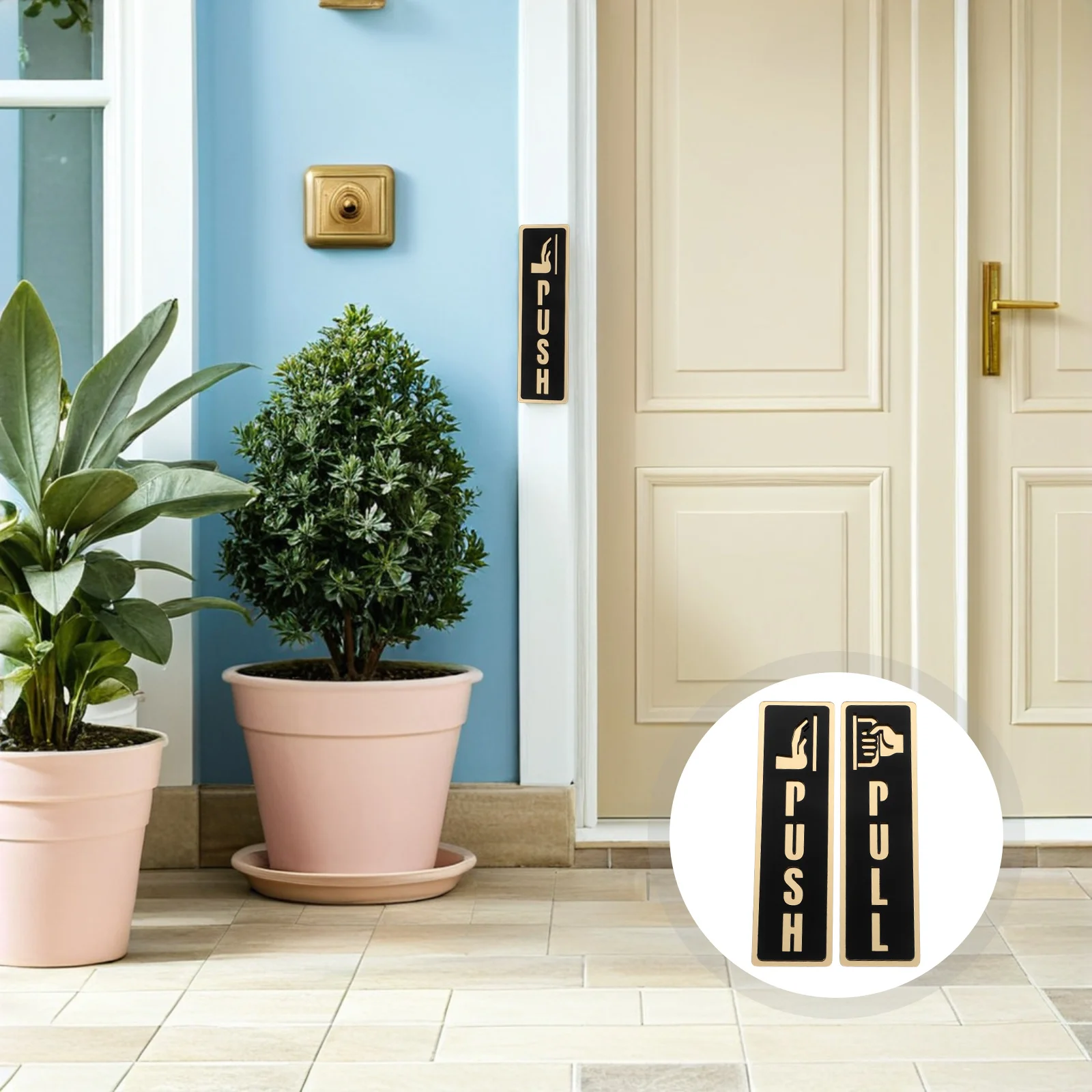 2Pcs Removable Acrylic Push Pull Door Sign Sticker Aesthetic Design for Business Commercial Use Long-Lasting Finish
2Pcs Removable Acrylic Push Pull Door Sign Sticker Aesthetic Design for Business Commercial Use Long-Lasting Finish