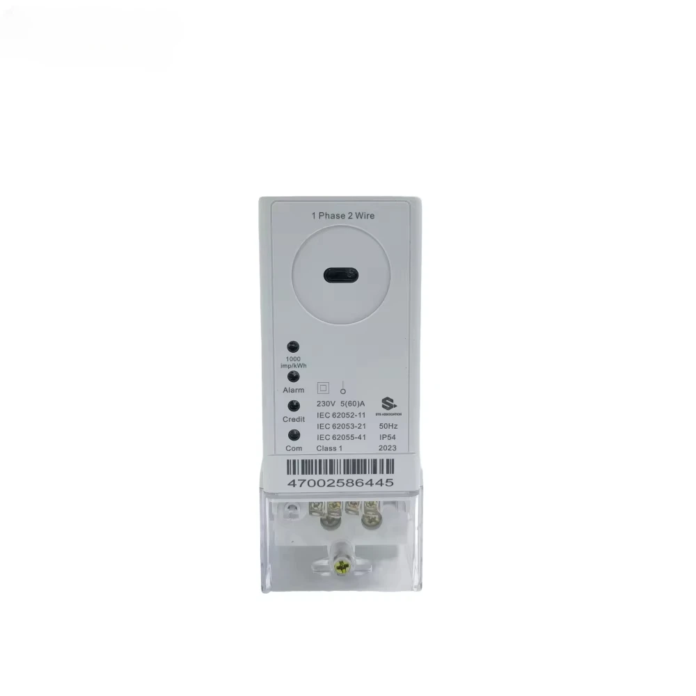 Single-phase DIN Rail Electricity Meter Certified with M-bus,PLC, LORA, RF, LORAWAN Communication, DLMS, and STS.
Single-phase DIN Rail Electricity Meter Certified with M-bus,PLC, LORA, RF, LORAWAN Communication, DLMS, and STS.