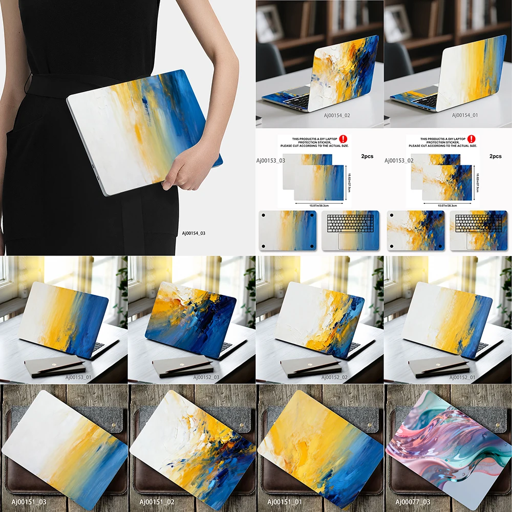 Blue Yellow Abstract Laptop Skin Sticker, Waterproof Vinyl Decal for 12-17 inch MacBook HP Lenovo Dell Notebook
Blue Yellow Abstract Laptop Skin Sticker, Waterproof Vinyl Decal for 12-17 inch MacBook HP Lenovo Dell Notebook
