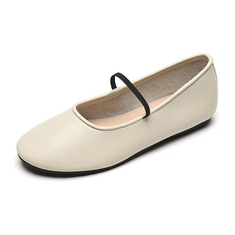 Round Toe Mary Janes Shoes for Women Elastic Band Solid Color Shallow Flat Female Shoes Concise Designer New Brand Girls Shoes
Round Toe Mary Janes Shoes for Women Elastic Band Solid Color Shallow Flat Female Shoes Concise Designer New Brand Girls Shoes