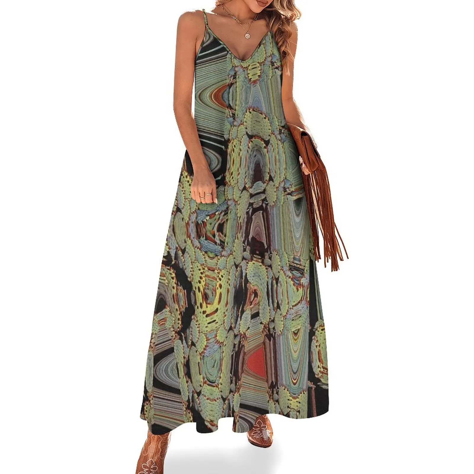 Tom Stanley Janca Prickly Pear Cactus With New Flower Buds Abstract Sleeveless Dress ladies dresses for special occasions Dress
Tom Stanley Janca Prickly Pear Cactus With New Flower Buds Abstract Sleeveless Dress ladies dresses for special occasions Dress