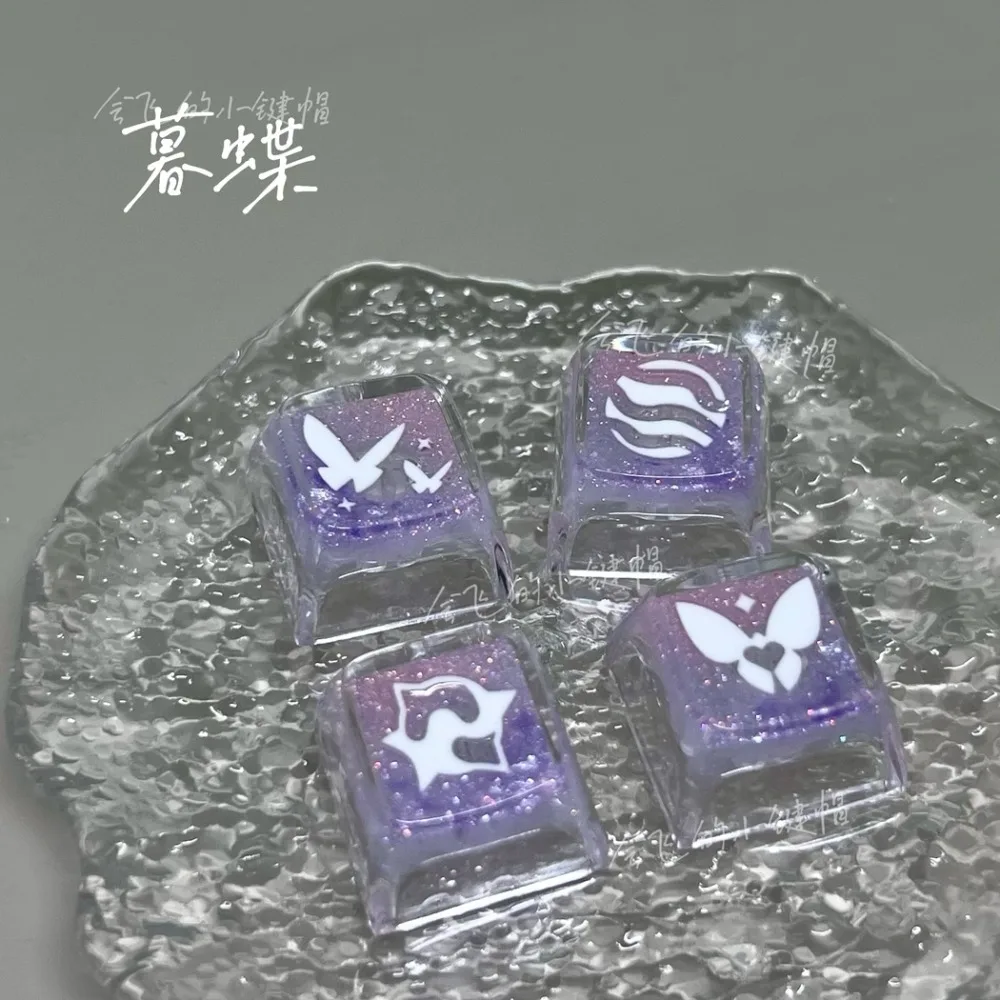 Custom VALORANT Key Caps Transparent Dusk Butterfly XDA Profile Fearless Contract Personality PC Keycap for Mechanical Keyboard
Custom VALORANT Key Caps Transparent Dusk Butterfly XDA Profile Fearless Contract Personality PC Keycap for Mechanical Keyboard