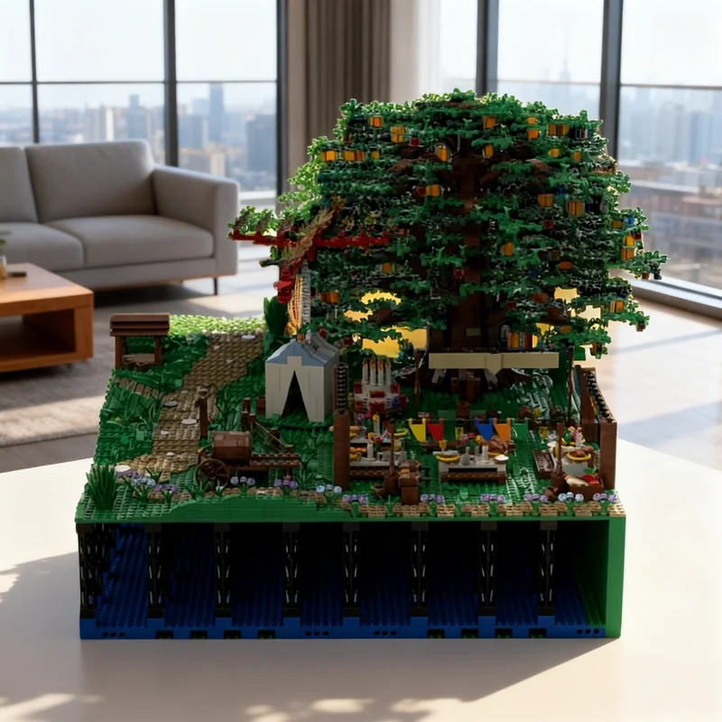4245 деталей MOC: Секция 8 Хоббитон, модель из «Властелин колец», строительные блоки, подарок своими руками, креативный коллекционный декор, премиум-класс
4245 деталей MOC: Секция 8 Хоббитон, модель из «Властелин колец», строительные блоки, подарок своими руками, креативный коллекционный декор, премиум-класс