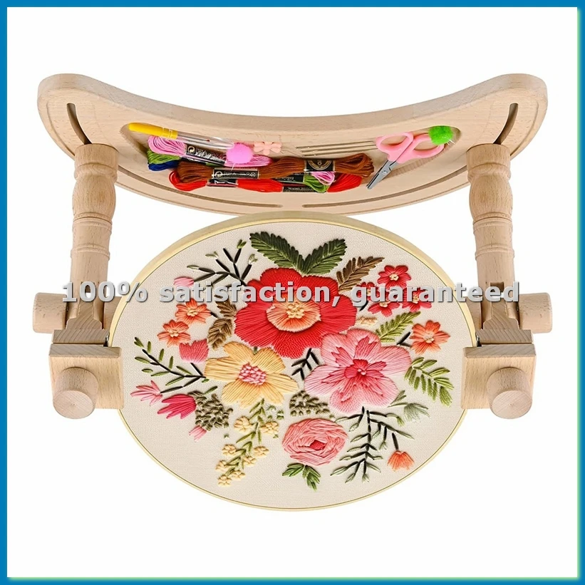 Embroidery Hoop Stand Adjustable - 360°Rotated Embroidery Frame Stand, Embroidery Stands for Hand Work Art Craft-ABYS
Embroidery Hoop Stand Adjustable - 360°Rotated Embroidery Frame Stand, Embroidery Stands for Hand Work Art Craft-ABYS