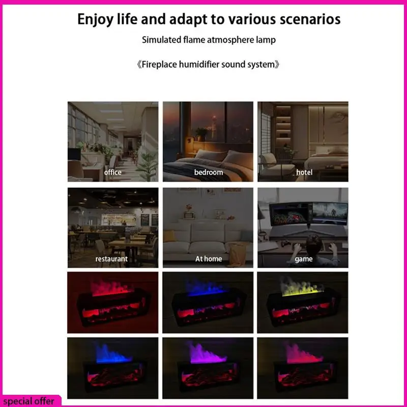 A65Z Humidifier Simulation Flame Aromatherapy Humidifier, Home Aromatherapy Diffuser With Night Light Essential Oil Diffuser
A65Z Humidifier Simulation Flame Aromatherapy Humidifier, Home Aromatherapy Diffuser With Night Light Essential Oil Diffuser