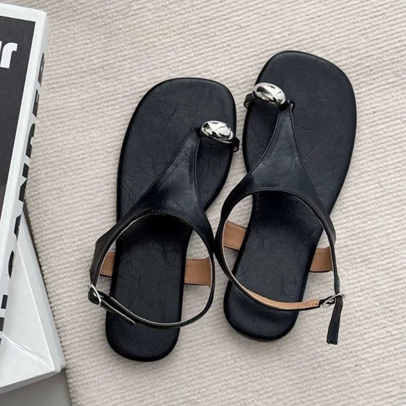 Flats Women Clip Toe Sandals Casual Cozy Walking Shoes Summer Trend Woman Slippers 2025 New Brand Dress Beach Female Zapatillas
Flats Women Clip Toe Sandals Casual Cozy Walking Shoes Summer Trend Woman Slippers 2025 New Brand Dress Beach Female Zapatillas