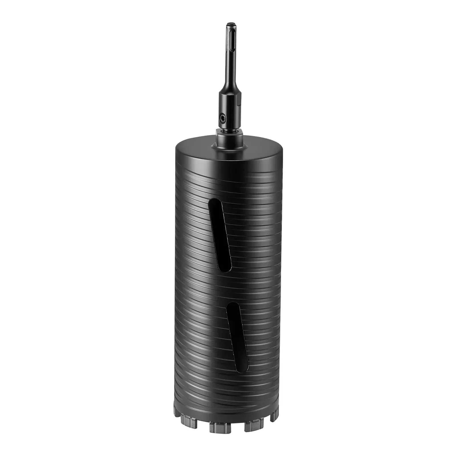 Core Drill Bit, 4-1/4 inch Diameter, 9-1/2 inch Drilling Depth, 5/8-11 Internal Thread, Diamond Dry Coring Bit with 3 Adapters, Pilot Drill and Hex Wrench, for Concrete, Red Bricks, and Masonry
Core Drill Bit, 4-1/4 inch Diameter, 9-1/2 inch Drilling Depth, 5/8-11 Internal Thread, Diamond Dry Coring Bit with 3 Adapters, Pilot Drill and Hex Wrench, for Concrete, Red Bricks, and Masonry