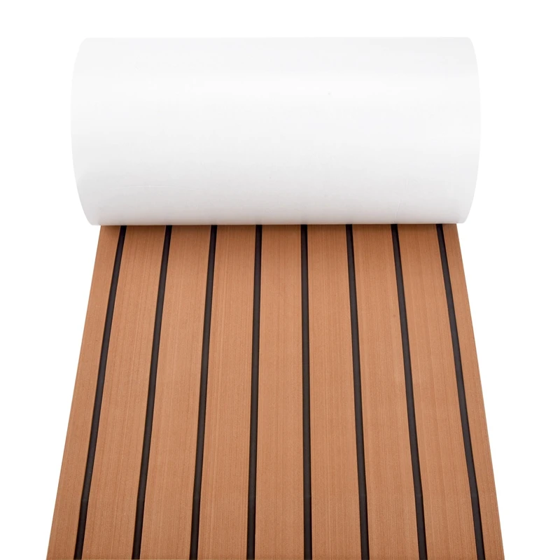 A42P-6MM Self Adhesive EVA Foam Teak Sheet Marine Boat Yacht Synthetic Decking Foam Floor Mat Flooring 240X45cm
A42P-6MM Self Adhesive EVA Foam Teak Sheet Marine Boat Yacht Synthetic Decking Foam Floor Mat Flooring 240X45cm