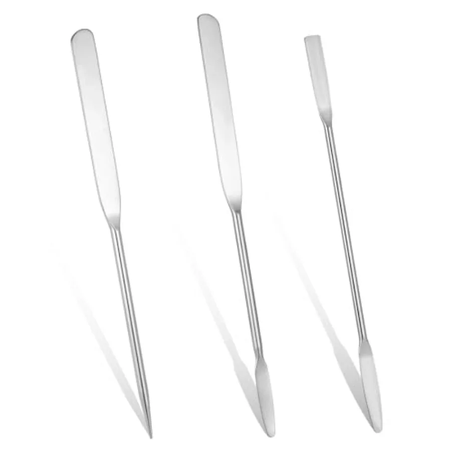 3 Pcs Metal Makeup Spatula Applicator Foundation Spatula Kit Stainless Steel Cosmetic Spatulas Beauty Face Cream Applicator Dou
3 Pcs Metal Makeup Spatula Applicator Foundation Spatula Kit Stainless Steel Cosmetic Spatulas Beauty Face Cream Applicator Dou