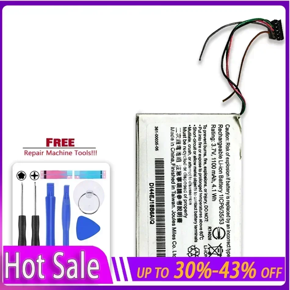Battery 3610003506 1100mAh for Garmin Edge 1000 Edge EXPLORE 1000 Approach G8 GPS Navigator 361-00035-06 DI44EJ18B60HK Bateira
Battery 3610003506 1100mAh for Garmin Edge 1000 Edge EXPLORE 1000 Approach G8 GPS Navigator 361-00035-06 DI44EJ18B60HK Bateira
