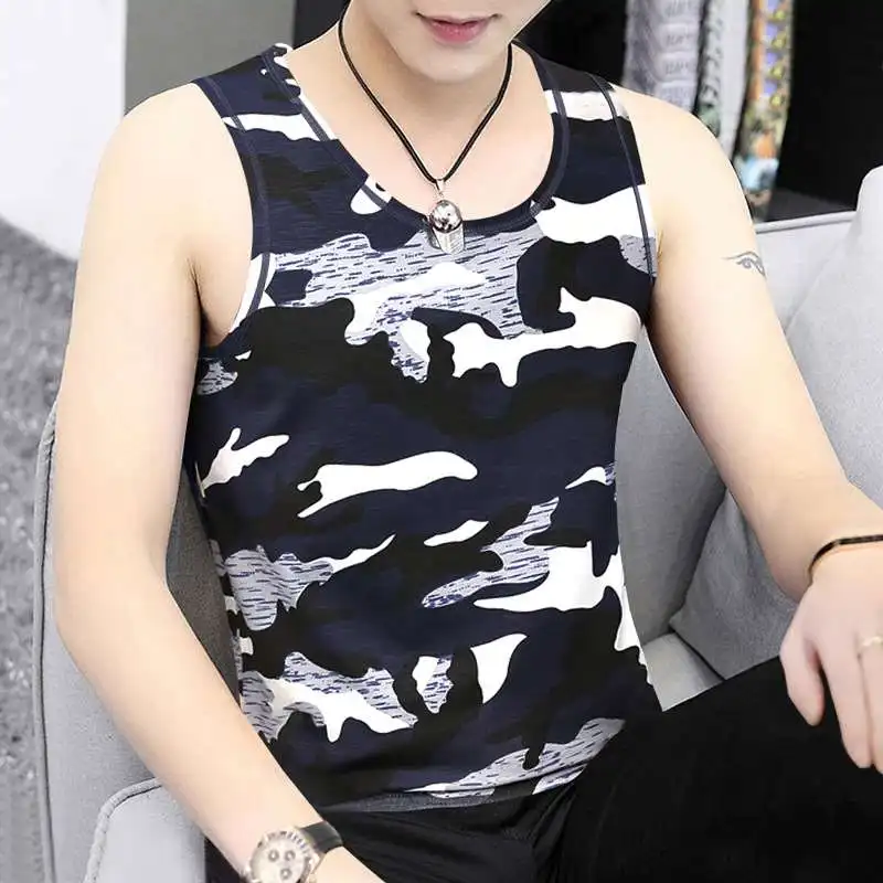 Camouflage Training Vest Men's round Ne Thin Cool Military Sle Top Summer Sports Utili Faionable Nine Sve Length
Camouflage Training Vest Men's round Ne Thin Cool Military Sle Top Summer Sports Utili Faionable Nine Sve Length