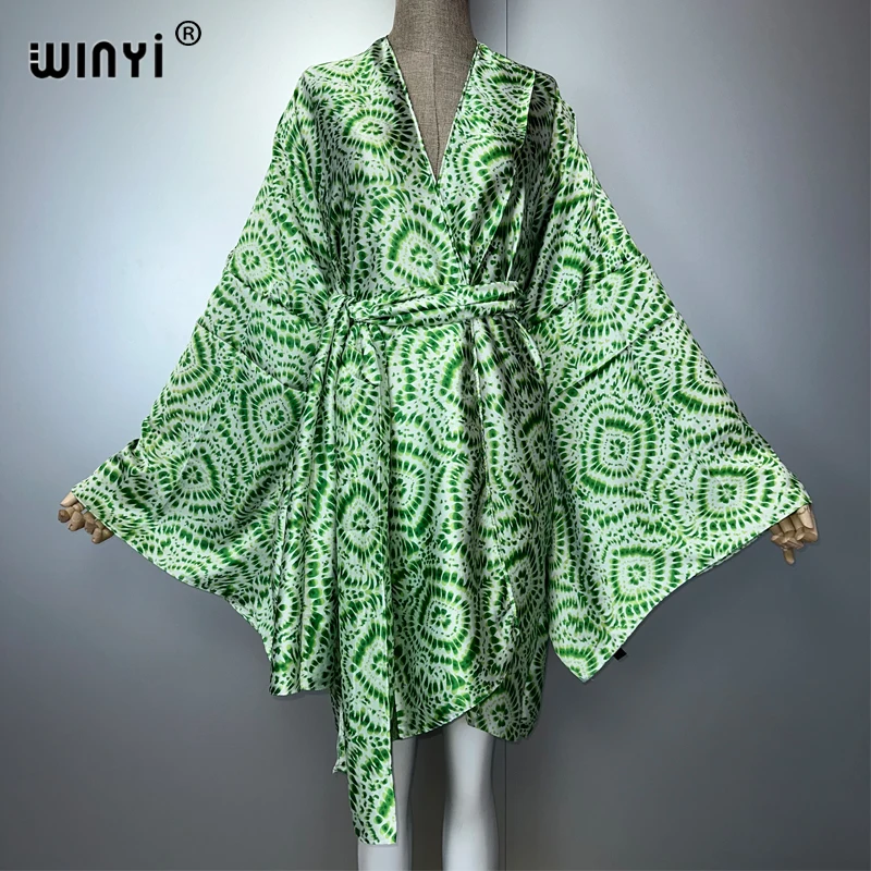 WINYI Tie-dye print kimono beach outfits women Swim Suit Cover up boho Cardigan stitch Self Belt Holiday long Sleeve print coat
WINYI Tie-dye print kimono beach outfits women Swim Suit Cover up boho Cardigan stitch Self Belt Holiday long Sleeve print coat
