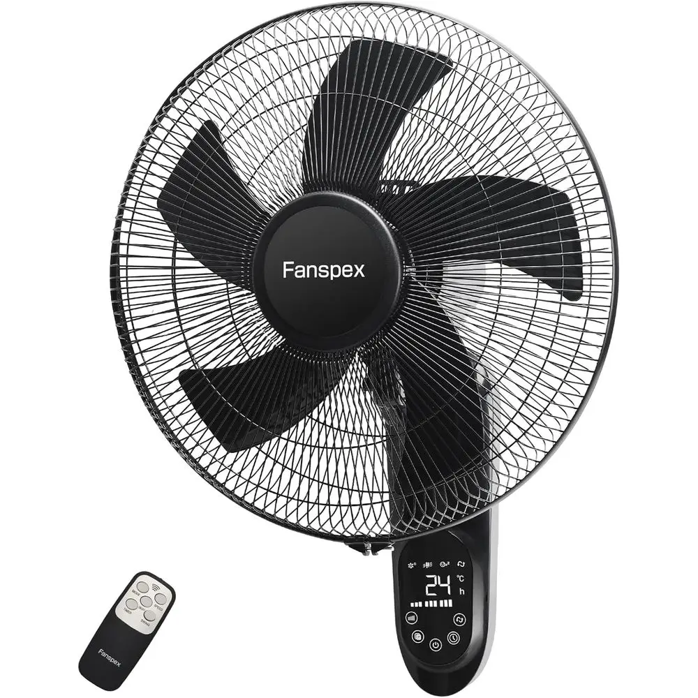 16 Wall-Mounted Auto-Oscillating Fan with Timer for Home, Garage, Workshop, and Greenhouse Cooling & Air Circulation
16 Wall-Mounted Auto-Oscillating Fan with Timer for Home, Garage, Workshop, and Greenhouse Cooling & Air Circulation