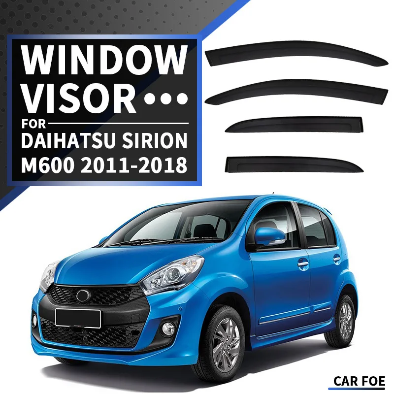 For Daihatsu Sirion M300 M600 2004-2018 Car Window Visor Awning Shelters Windshield Side Window Rain Sun Shade Auto Accessories
For Daihatsu Sirion M300 M600 2004-2018 Car Window Visor Awning Shelters Windshield Side Window Rain Sun Shade Auto Accessories