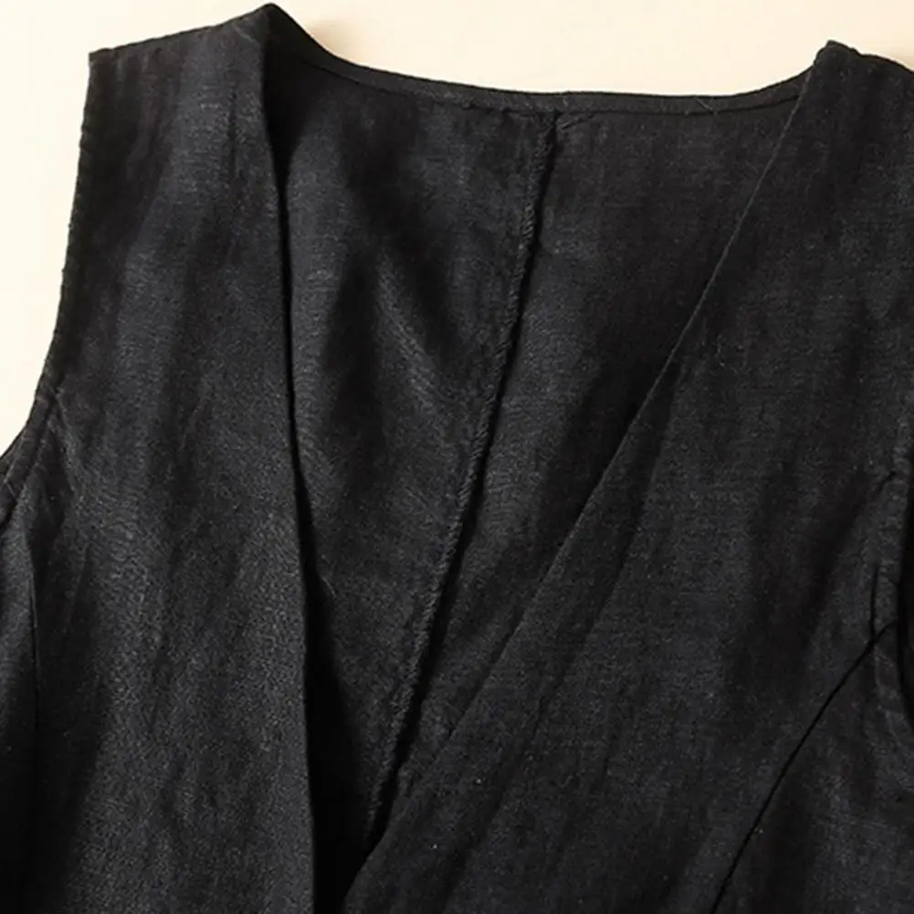 Cotton and Linen V-Neck Summer Thin Loose Literary Versatile Shirt Sleeveless Top Small Vest jacket
Cotton and Linen V-Neck Summer Thin Loose Literary Versatile Shirt Sleeveless Top Small Vest jacket