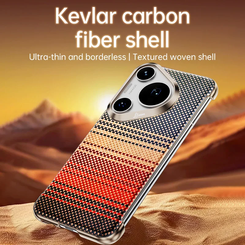 0.3mm thickness Ultrathin Aramid Fiber Magnetic Case For Huawei Pura 70 Ultra 80 Pro+Plus Frameless Cover Heat Dissipation New
0.3mm thickness Ultrathin Aramid Fiber Magnetic Case For Huawei Pura 70 Ultra 80 Pro+Plus Frameless Cover Heat Dissipation New