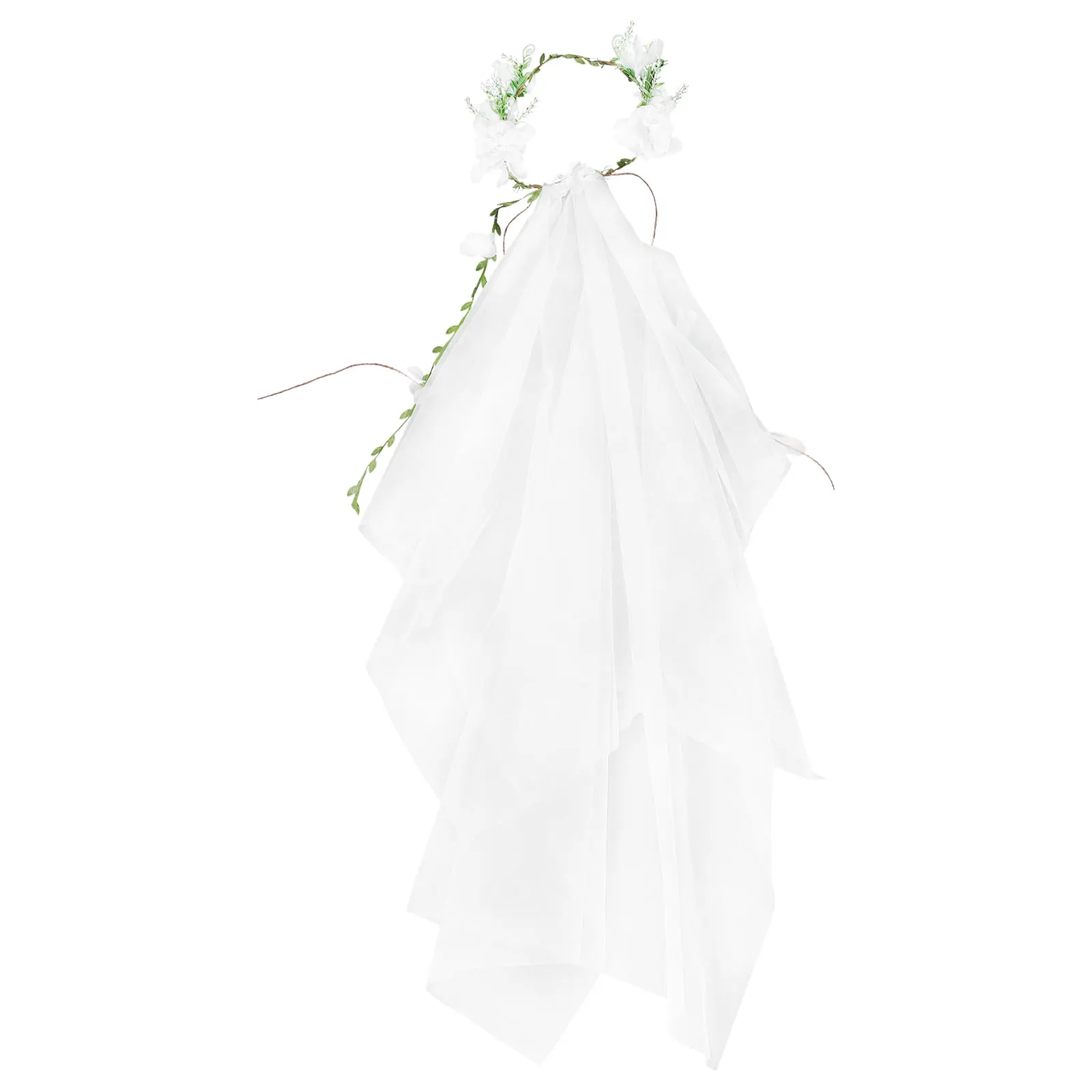Wreath Tiara Beach Veils for Women Wedding Bridal Floral Boho Garland Brides Flower Crown
Wreath Tiara Beach Veils for Women Wedding Bridal Floral Boho Garland Brides Flower Crown