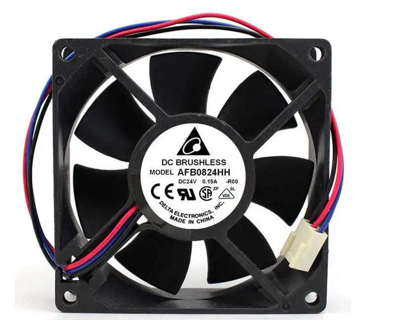 AFB0824HH 24V 0.15A Special fan for Delta elevator inverter, suitable for Toshiba elevator accessories
AFB0824HH 24V 0.15A Special fan for Delta elevator inverter, suitable for Toshiba elevator accessories