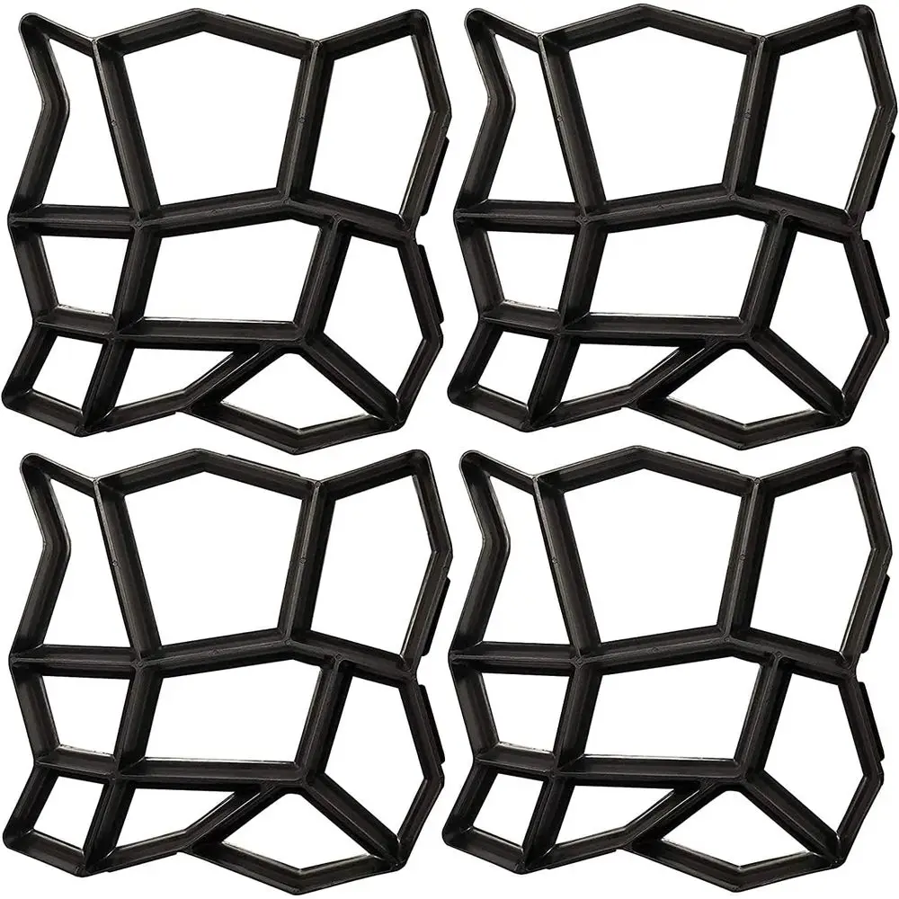Формы для бетонных садовых плиток - 4 штуки, 13x13x1.4 дюйма
Формы для бетонных садовых плиток - 4 штуки, 13x13x1.4 дюйма