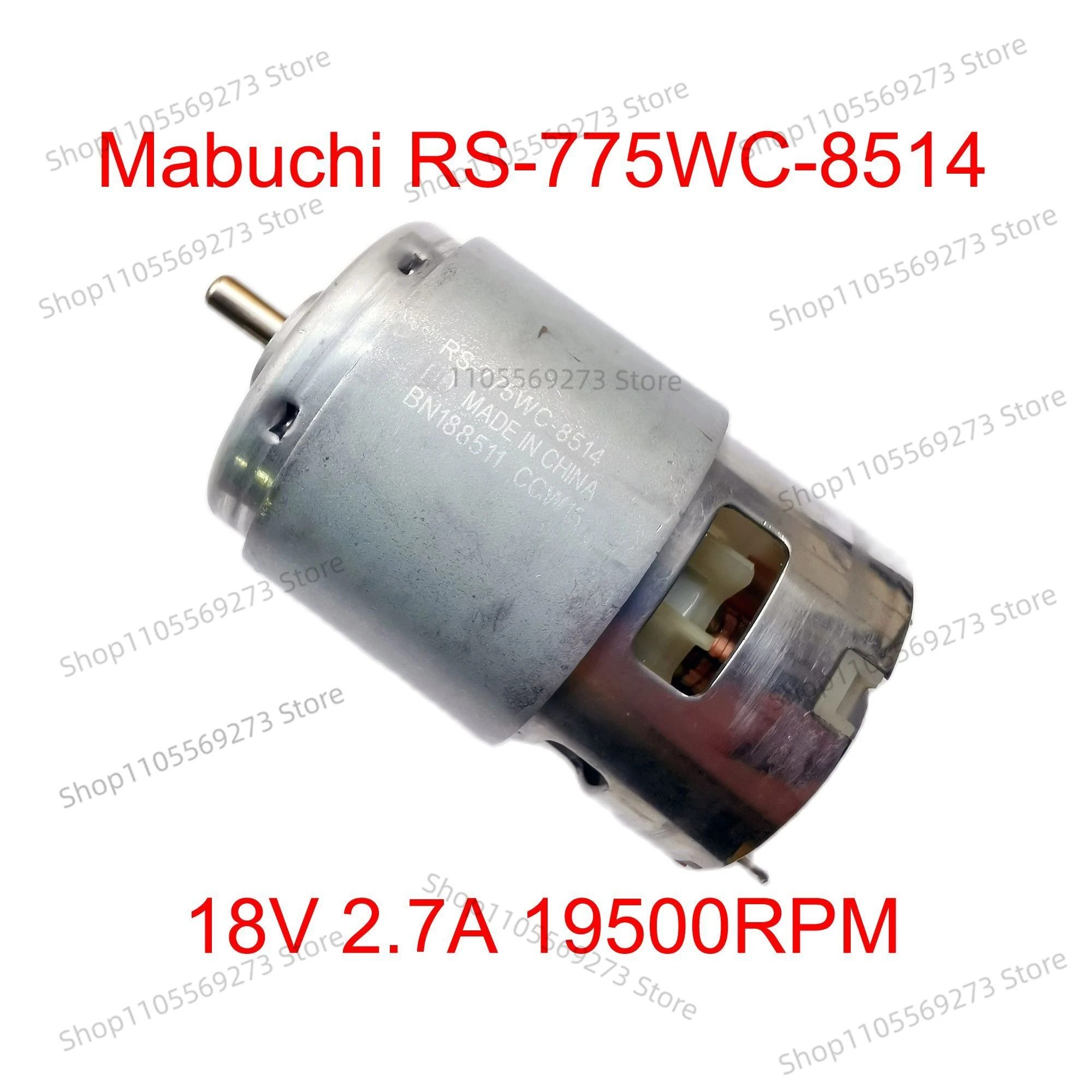 High Speed 775 DC Motor for RS-775WC-8514 Electric Drill Saw, 12V 14.4V 18V 19500RPM 273W Replacement Part
High Speed 775 DC Motor for RS-775WC-8514 Electric Drill Saw, 12V 14.4V 18V 19500RPM 273W Replacement Part