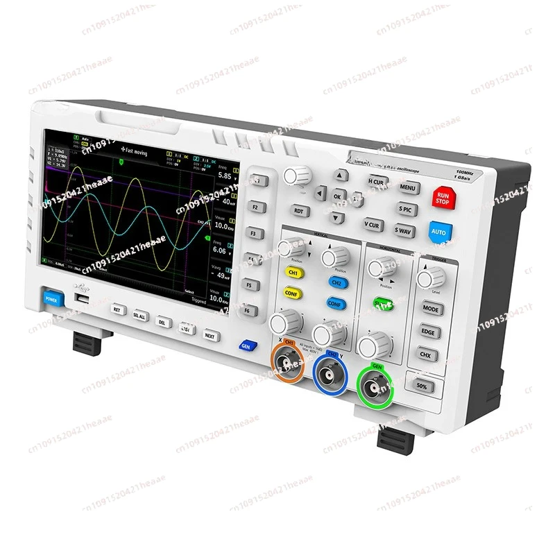 Suitable for Digital oscilloscope dual channel 100M bandwidth 1GS sampling signal generator two-in-one
Suitable for Digital oscilloscope dual channel 100M bandwidth 1GS sampling signal generator two-in-one