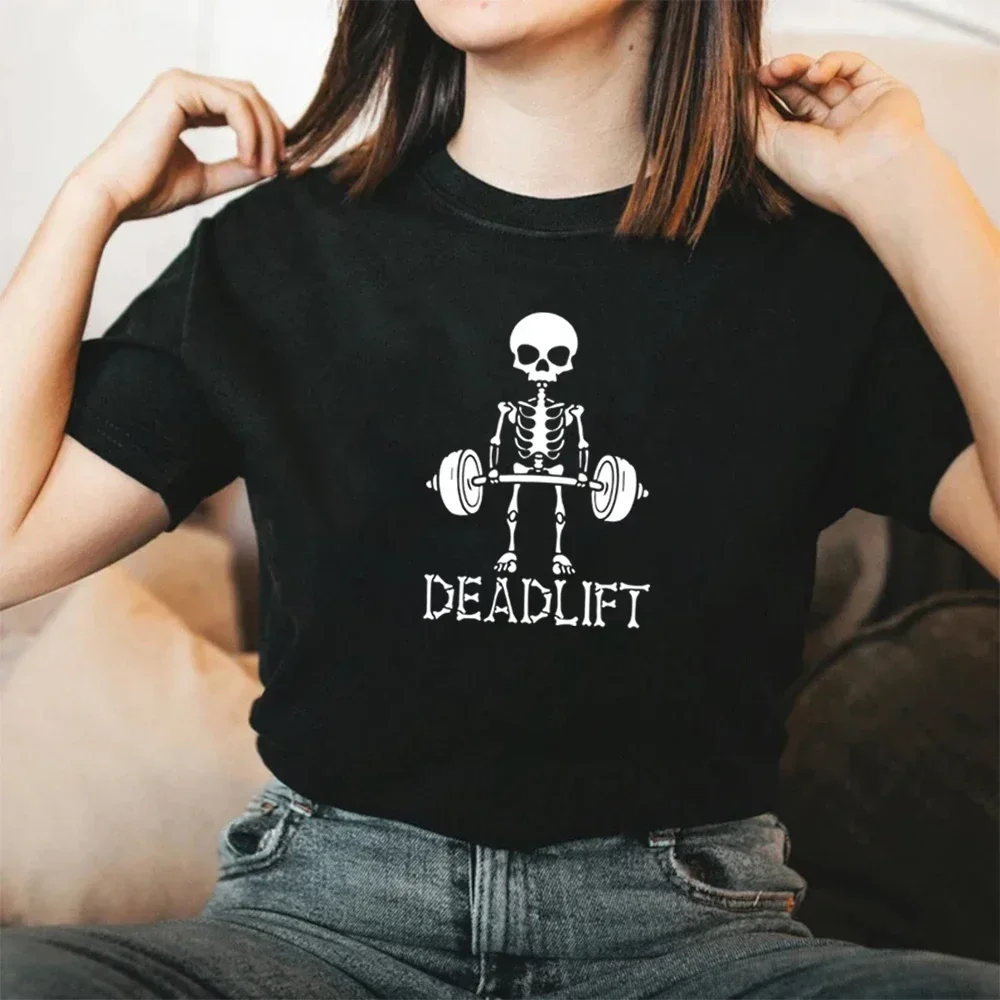 Deadlift Skeleton Tshirt Skeleton Workout T Shirt Bodybuilding Shirt Gym Tees Short Sleeve T-shirts Funny Fitness Tops
Deadlift Skeleton Tshirt Skeleton Workout T Shirt Bodybuilding Shirt Gym Tees Short Sleeve T-shirts Funny Fitness Tops