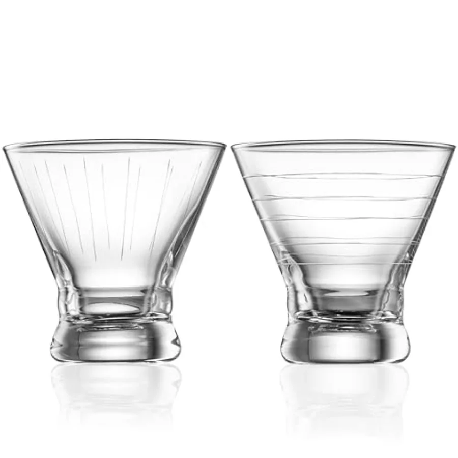 Cocktail Shaker Glass, Martini Maker Set/Kit. Stemless Martini Shaker Glasses S/ 2-8 oz w/Design, Free Crystal Espresso Glass,
Cocktail Shaker Glass, Martini Maker Set/Kit. Stemless Martini Shaker Glasses S/ 2-8 oz w/Design, Free Crystal Espresso Glass,