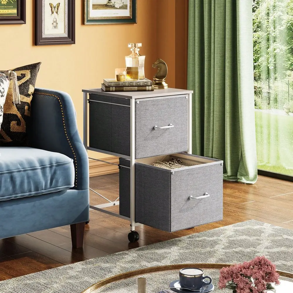 Mobile File Cabinet With Printer Stand, Fabric Vertical Filing Cabinet For Home Office
Mobile File Cabinet With Printer Stand, Fabric Vertical Filing Cabinet For Home Office