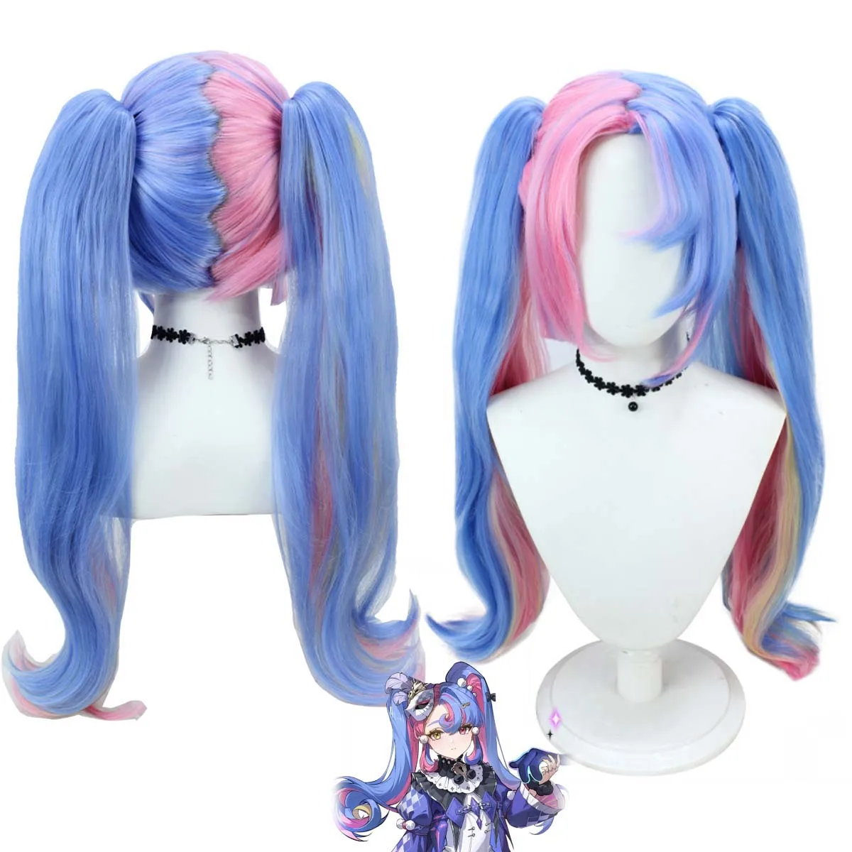 Game Wuthering Waves Roccia Cosplay Blue Pink Hair Wig For Women
Game Wuthering Waves Roccia Cosplay Blue Pink Hair Wig For Women