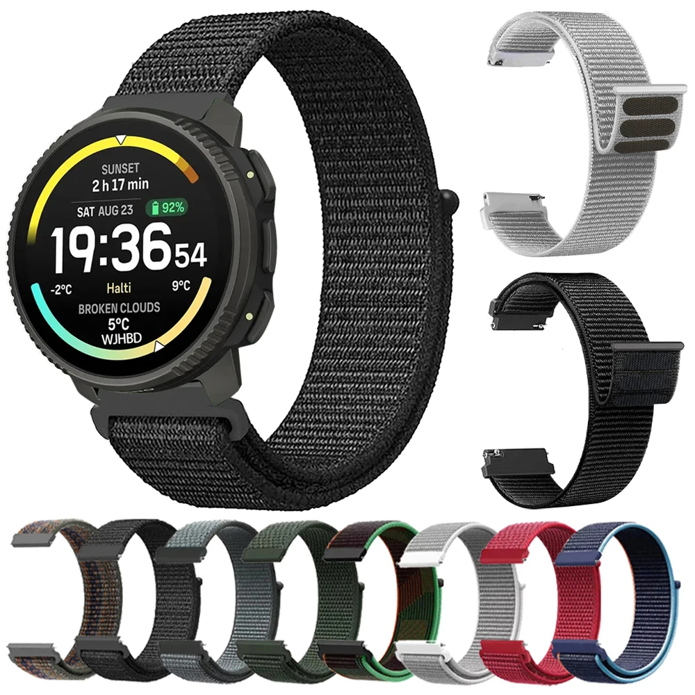 22MM 20MM Nylon Strap For SUUNTO VERTICAL 2/RACE 2 S/OCEAN/RUN5 9 PEAK/RUN Replacement Watch Band For Suunto 3 Fitness Bracelets
22MM 20MM Nylon Strap For SUUNTO VERTICAL 2/RACE 2 S/OCEAN/RUN5 9 PEAK/RUN Replacement Watch Band For Suunto 3 Fitness Bracelets