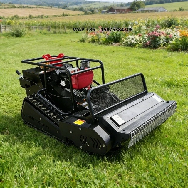 Industrial Grade High Power Remote Controlled Slope Lawnmower Rubber Track Flail Type Land Clearing and Mowing Machine
Industrial Grade High Power Remote Controlled Slope Lawnmower Rubber Track Flail Type Land Clearing and Mowing Machine