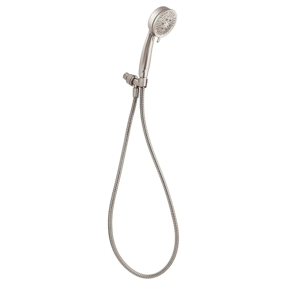Allexpresk26015SRN Caldwell 4.25-Inch Five-Function Handheld Shower with Bracket and Hose, Spot Resist Brushed Nickel
Allexpresk26015SRN Caldwell 4.25-Inch Five-Function Handheld Shower with Bracket and Hose, Spot Resist Brushed Nickel