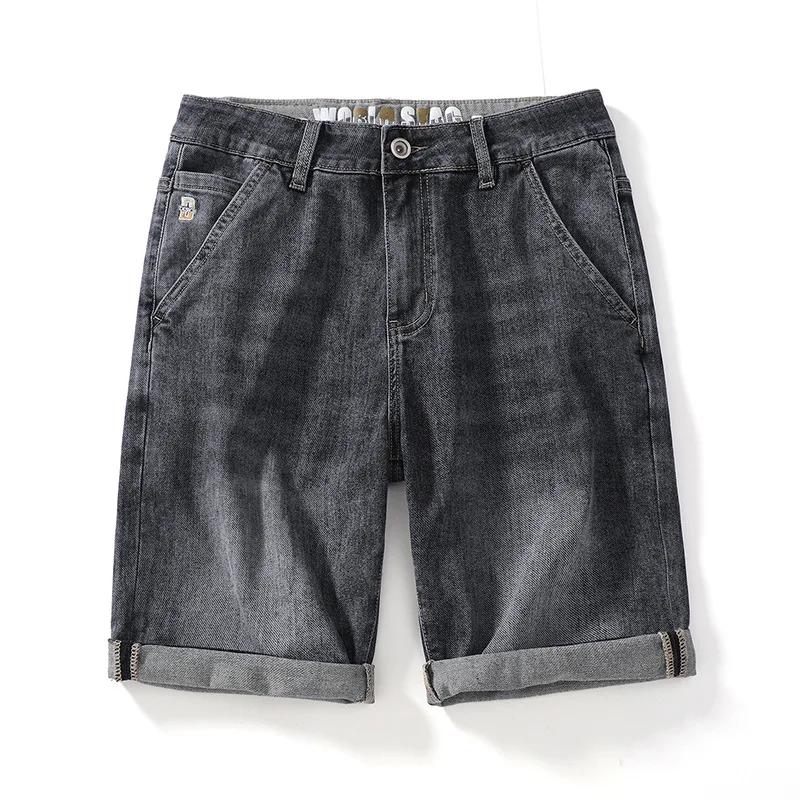 Black and Gray Denim Shorts Men's 2024 Summer Stretch Soft All-Match Middle Pants Trendy Casual Slim High-End Shorts
Black and Gray Denim Shorts Men's 2024 Summer Stretch Soft All-Match Middle Pants Trendy Casual Slim High-End Shorts