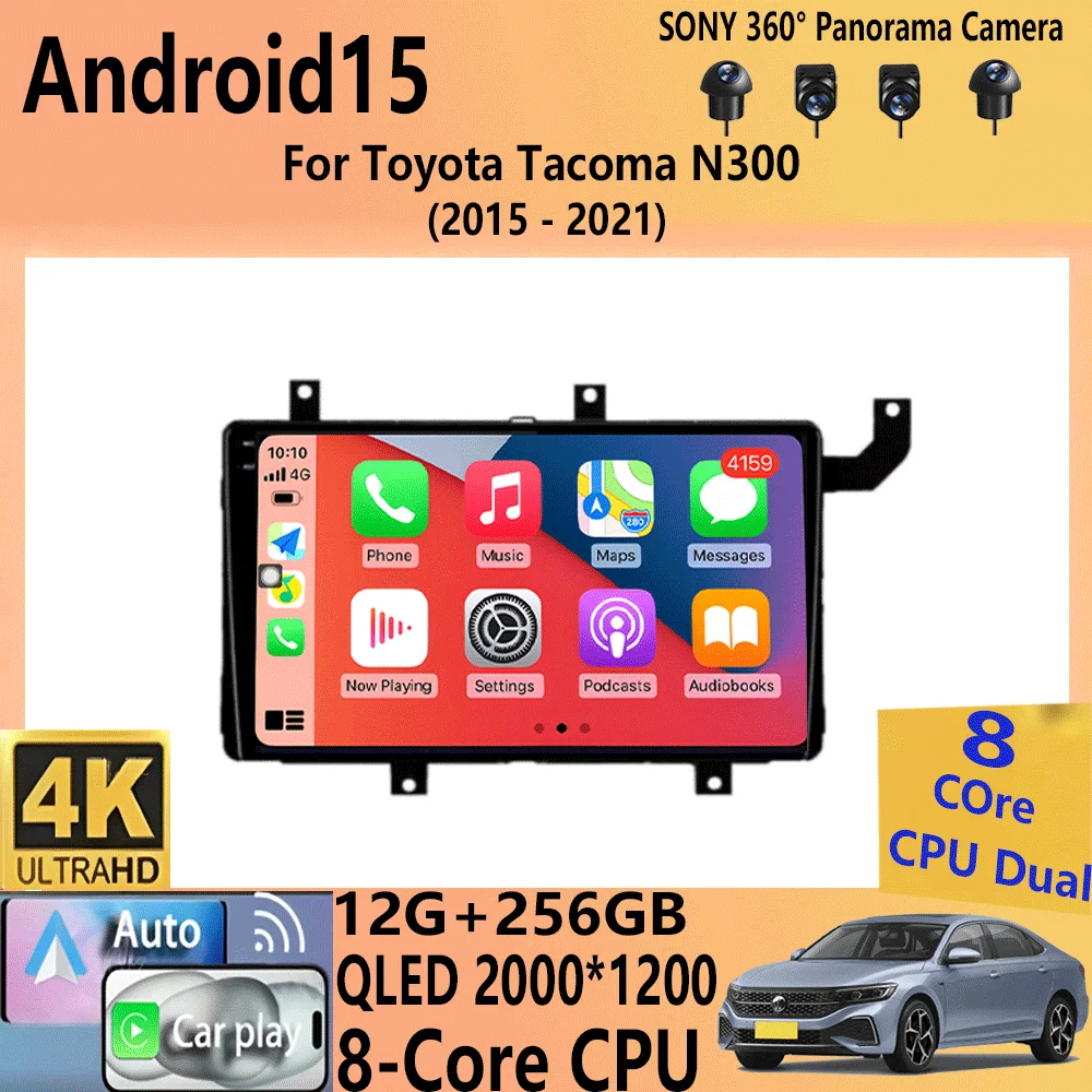 Car Radio Android 15 Carplay Auto For Toyota Tacoma N300 2015-2021 Multimedia Video Player GPS Navigation Stereo Head Unit Audio
Car Radio Android 15 Carplay Auto For Toyota Tacoma N300 2015-2021 Multimedia Video Player GPS Navigation Stereo Head Unit Audio