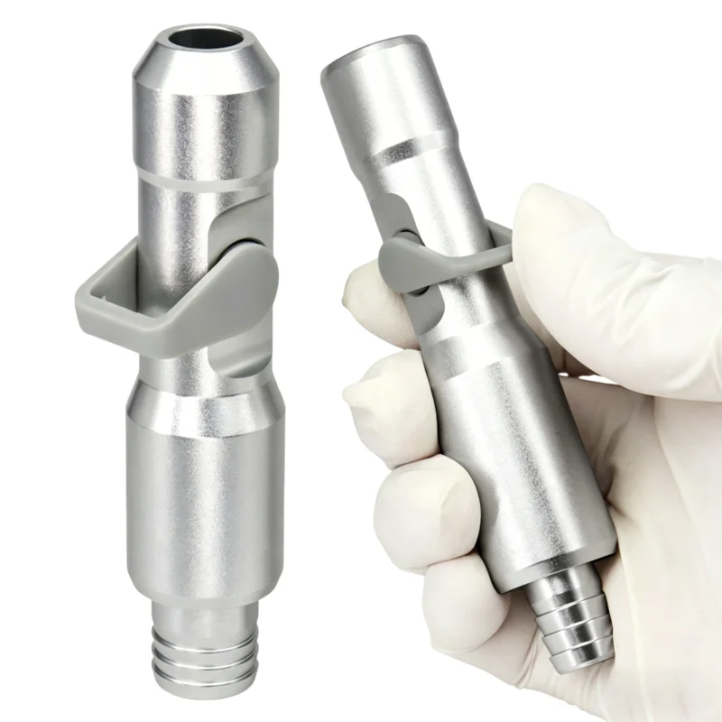 Dental Strong Suction Handle Autoclavable Aluminum Universal Suction Tool for Dental Chair Saliva Ejector with Adjustable Valve
Dental Strong Suction Handle Autoclavable Aluminum Universal Suction Tool for Dental Chair Saliva Ejector with Adjustable Valve