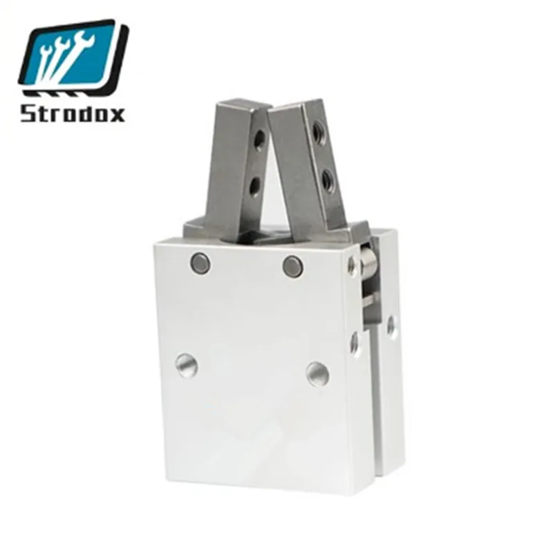 Pneumatic Finger Cylinder Pivot Open/Close Type Small Gripper MHC2-10/16/20S Solid Aluminium CNC Finishing Mirror Grinding
Pneumatic Finger Cylinder Pivot Open/Close Type Small Gripper MHC2-10/16/20S Solid Aluminium CNC Finishing Mirror Grinding