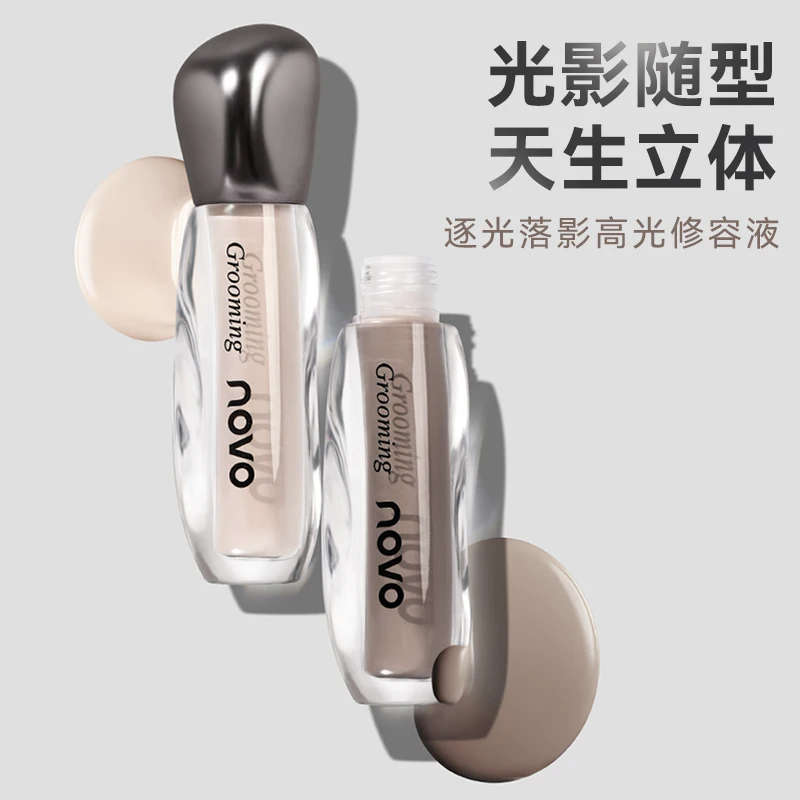 Facial Highlight Liquid Long-Lasting Makeup Highlight Bronzer Contouring Fluid Makeup Face Shimmer Shine High Lighter Iluminador
Facial Highlight Liquid Long-Lasting Makeup Highlight Bronzer Contouring Fluid Makeup Face Shimmer Shine High Lighter Iluminador