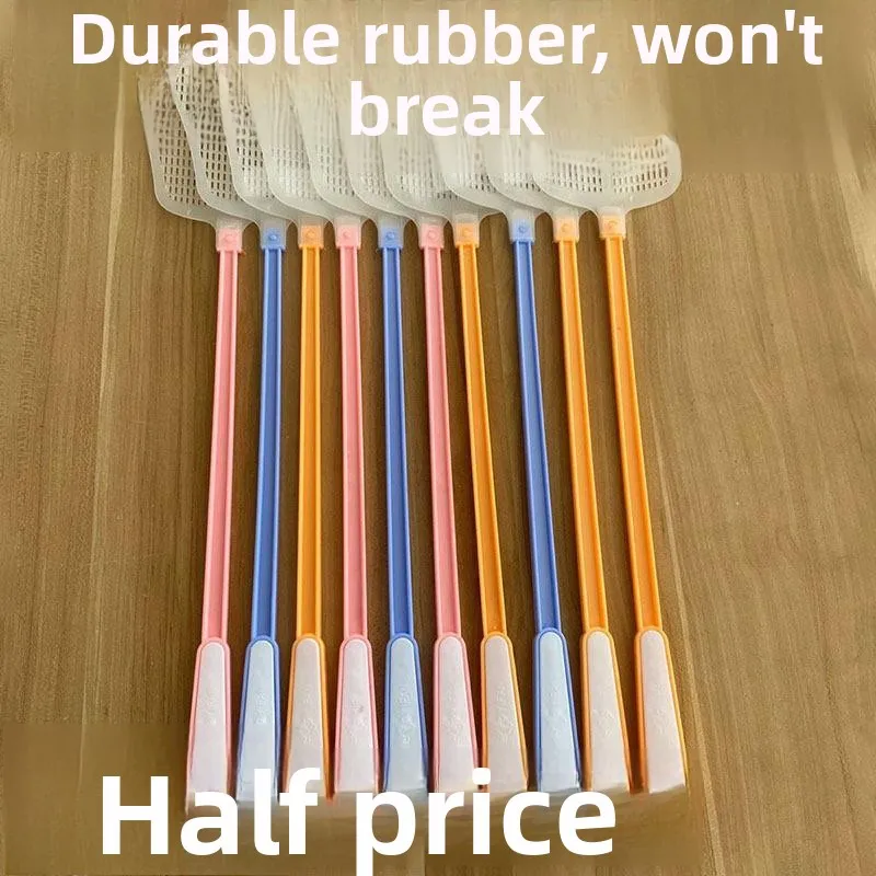 Thickened Plastic Silicone Fly Swatter Long Handle Commercial Grade Home Use Old Style Fly Swatter Durable Bug Killing Tool
Thickened Plastic Silicone Fly Swatter Long Handle Commercial Grade Home Use Old Style Fly Swatter Durable Bug Killing Tool
