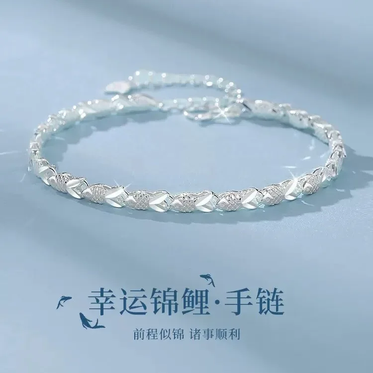 Luxury 18K Solid Platinum PT950 certifid love lucky koi bracelet bracelet for women
Luxury 18K Solid Platinum PT950 certifid love lucky koi bracelet bracelet for women